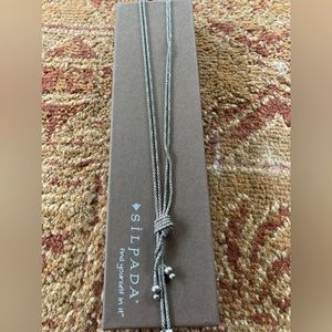 Silpada “Forget Me Knot” Silver Necklace